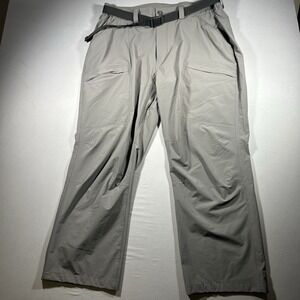 Mens Free Soldier Tactical Hiking Pants Gray Stretch‎ Belted 42x32